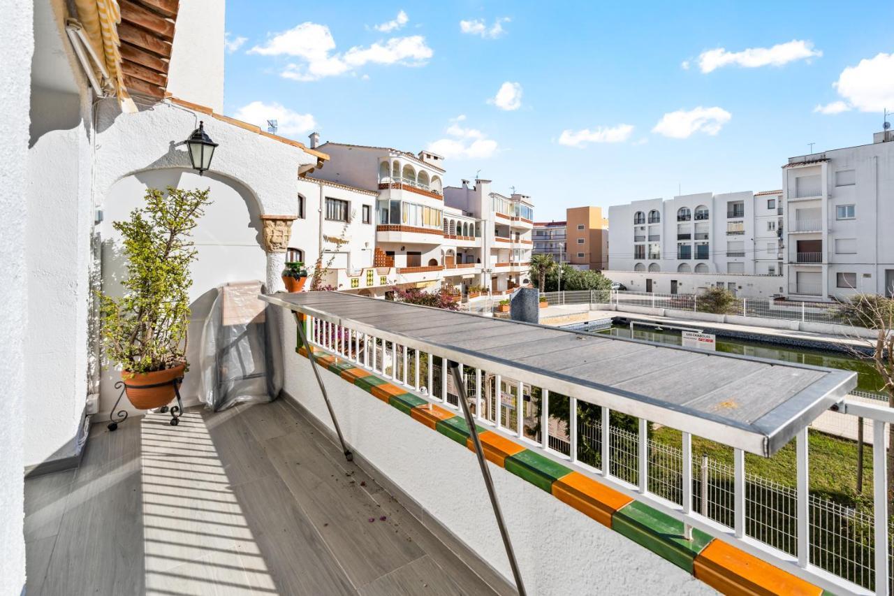 Appartement Apartamento Welcs -013- Con Terraza Y Piscina à Empuriabrava Extérieur photo
